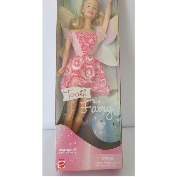 VINTAGE 2002 Tooth Fairy BARBIE #56402 New In Box Mattel Walmart Special Edition - Picture 5 of 11